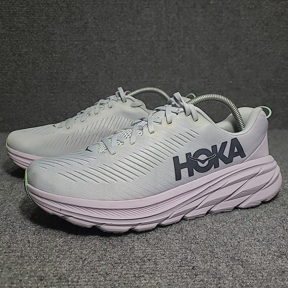 Hoka One One Women's Rincon 3 1119396 PAOH Gray Running Shoes Size‎ 10.5 B